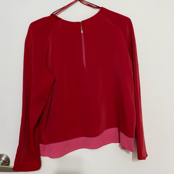 Mango red & pink blouse ❤️🩷 - Picture 2 of 2